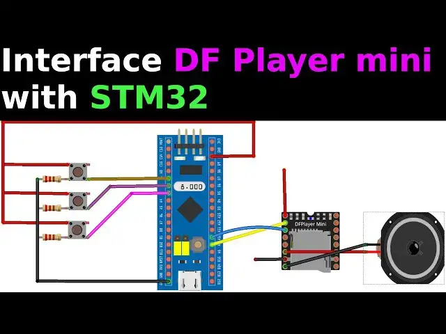 Video thumbnail for Interface DF PLAYER mini with STM32