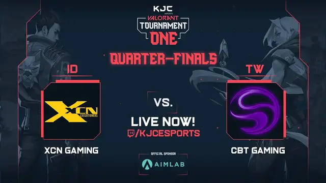 'Video thumbnail for CBT Gaming [TW] vs XCN Gaming [ID] | VALORANT Tournament: One Quarter-Finals'
