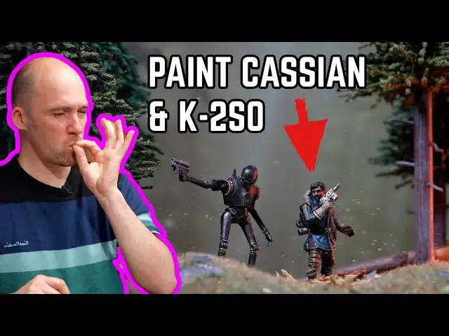 'Video thumbnail for Speed painting Cassian & K-2SO with Peachy #andor'