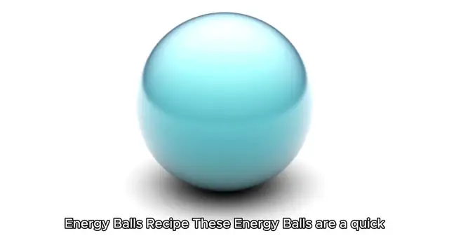 Video thumbnail for energy balls recipe