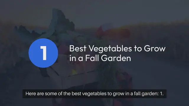 Video thumbnail for Best Vegetables for a Fall Garden