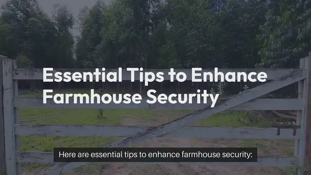 Video thumbnail for Home Security Tips For Farmhouses