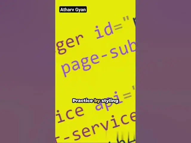 Video thumbnail for Best way to learn html, CSS and JavaScript #programming #coding #webdev #webdevelopment #technology