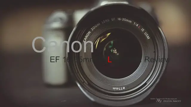 'Video thumbnail for Canon EF 16-35mm f/4L IS Video Review - The New Wide Angle Standard'