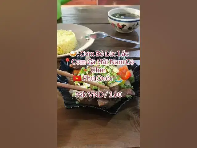 Video thumbnail for Un vrai délice caché à Phu Quoc : le Bœuf Lúc Lắc 🍚🥩