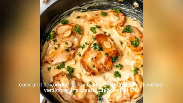 Video thumbnail for creamy chicken recipe