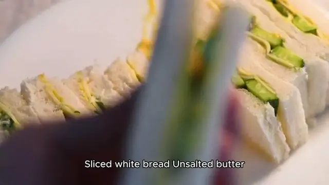 Video thumbnail for tea sandwich recipe