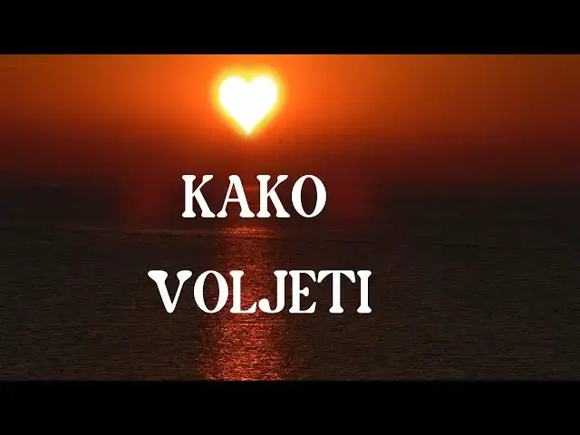 Video thumbnail for KAKO VOLJETI