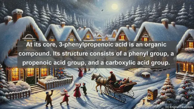 Video thumbnail for 3 phenylpropenoic acid in science  definition and examples