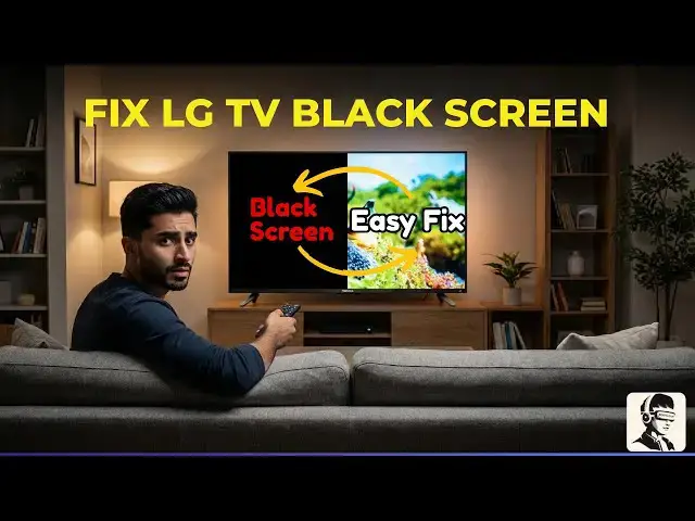 Video thumbnail for How To Fix LG TV With Black Screen with Sound Problem Like a Pro