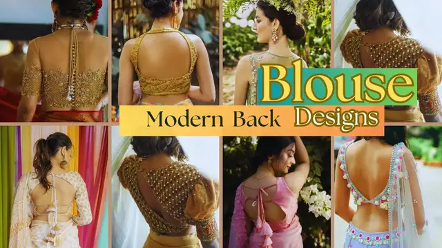 Video thumbnail for Latest Modern Blouse Back Designs | Modern Blouse Back Designs for Saree in 2023