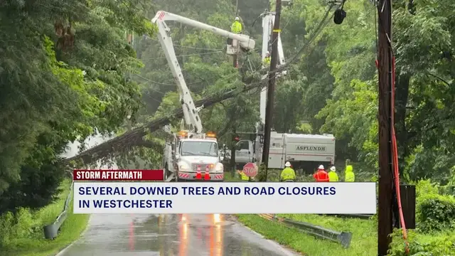 Video thumbnail for Storm cleanup continues across Hudson Valley after day of heavy rain