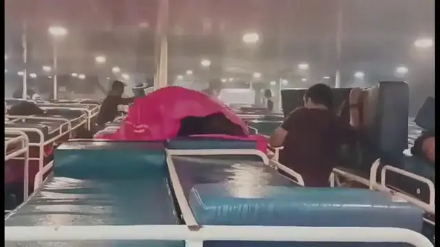 Video thumbnail for Philippines: Deep Sleeper Unfazed by Rain During Overnight Ferry Ride.