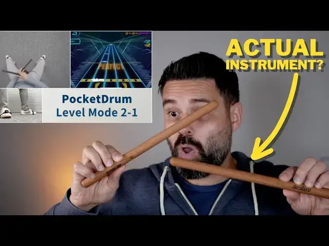 'Video thumbnail for A Game or A Real Instrument?!? Aeroband Pocket Drum 2'