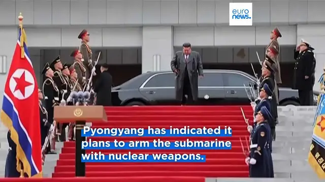 Video thumbnail for North Korea makes progress on its first nuclear-powered submarine