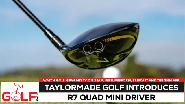 Video thumbnail for TaylorMade Golf introduces R7 Quad mini driver