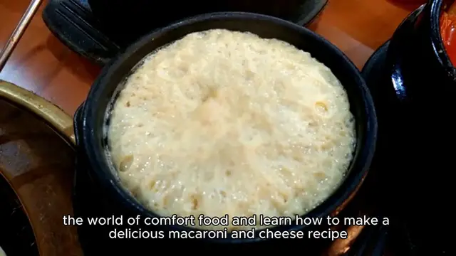 'Video thumbnail for Macaroni and cheese recipe '
