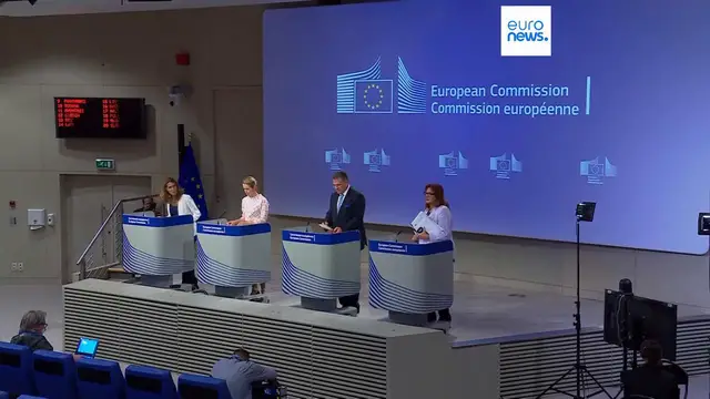 'Video thumbnail for EU moves to sanction Israel over Gaza, West Bank humanitarian crisis'