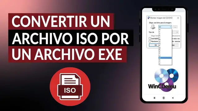 Video thumbnail for Cómo pasar o CONVERTIR un archivo ISO por un archivo EXE fácilmente
