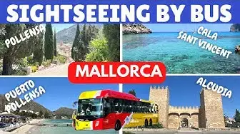 Video thumbnail for Mallorca Sightseeing: Alcudia, Puerto Pollensa, Cala Sant Vincent, Pollensa & more