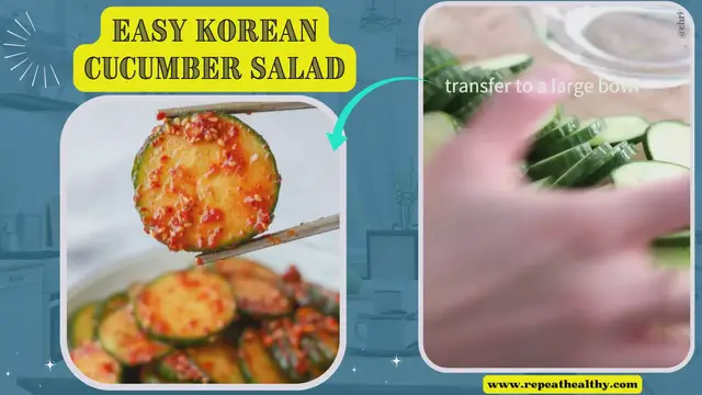 Video thumbnail for Easy Korean Cucumber Salad
