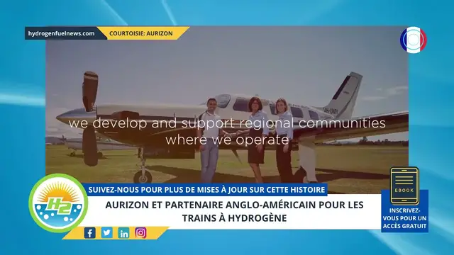 Video thumbnail for [French] Aurizon and Anglo American partner for hydrogen powered trains