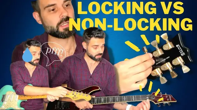 Video thumbnail for Locking tuners vs locking nuts vs regular non locking tuners