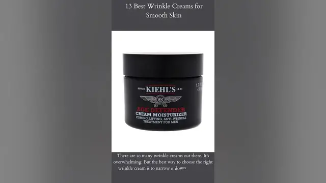 Video thumbnail for 13 Best Wrinkle Creams for Smooth Skin | Kiehls Age Defender Moisturizer | Acne Anti Aging Skin Care