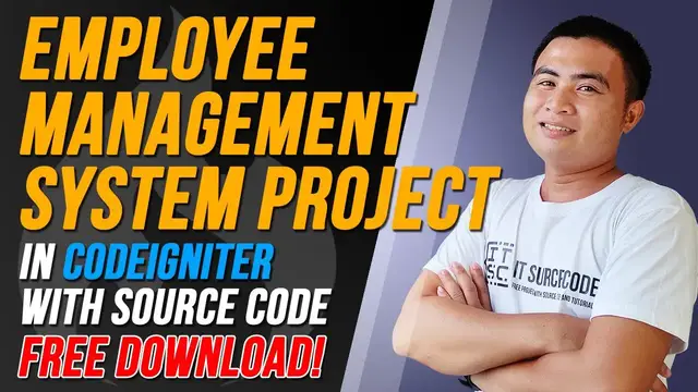 Video thumbnail for EMPLOYEE MANAGEMENT SYSTEM PROJECT IN CODEIGNITER WITH SOURCE CODE FREE DOWNLOAD 2021 | ITSOURCECODE