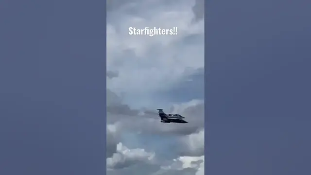 'Video thumbnail for Great to see the Starfighters Aerospace’s F-104 stretching their wings again.'