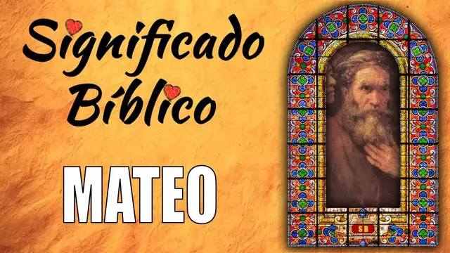 Video thumbnail for Mateo Significado Bíblico | ¿Qué Significa el Nombre de Mateo en la Biblia? 🙏