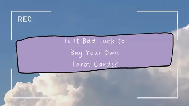 Video thumbnail for Is It Bad Luck to Buy Your Own Tarot Cards