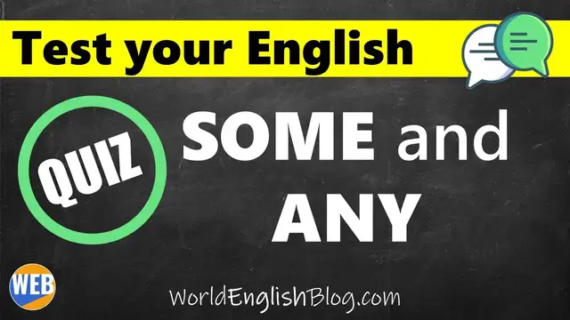 Video thumbnail for Some OR Any Quiz - (Test your English🤔❓)