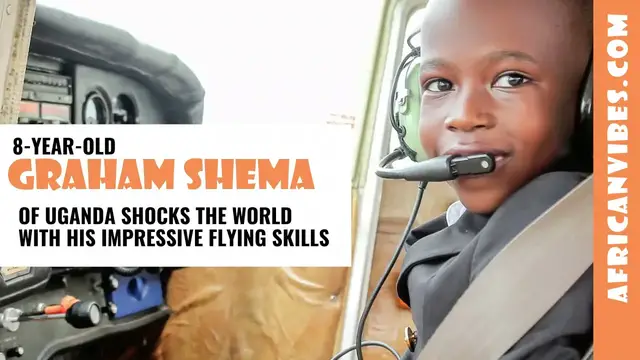 Video thumbnail for 8-Year-Old Graham Shema Of Uganda Shocks The World With His Impressive Flying Skills