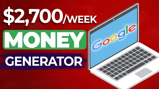 Video thumbnail for Make $2700/Week Using Google Money Generator That Pays Per Every View (For Beginners)