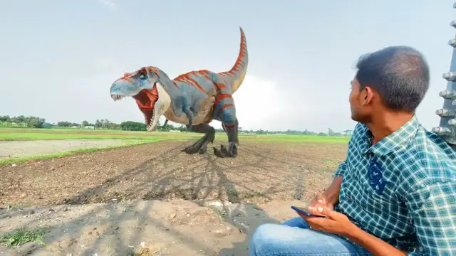 Video thumbnail for T-Rex Chase - Part 2 - Jurassic World Dinosaur Fan Movie by Funny Action