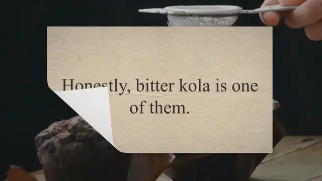 'Video thumbnail for 11 Incredible health benefits of bitter kola'
