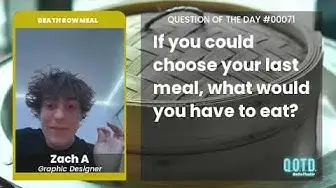 Video thumbnail for Zach's last meal will be DOUSED in Hidden Valley. Want some food with that?