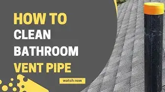 'Video thumbnail for How to Clean Bathroom Vent Pipe - Problem Solved!'