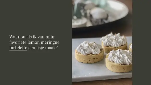 Video thumbnail for Lemon meringue ijs (met en zonder ijsmachine)