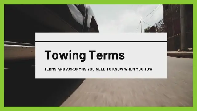 'Video thumbnail for Towing Terms'