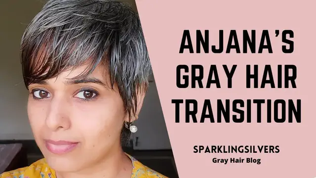 Video thumbnail for GRAY HAIR TRANSITION STORY| ANJANA EMBRACING GRAY HAIR AT A YOUNG AGE