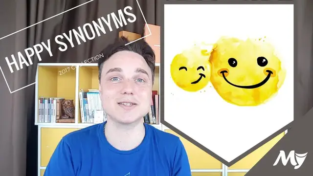 Video thumbnail for 5 Synonyms for Happy - MyEnglishTeacher.eu
