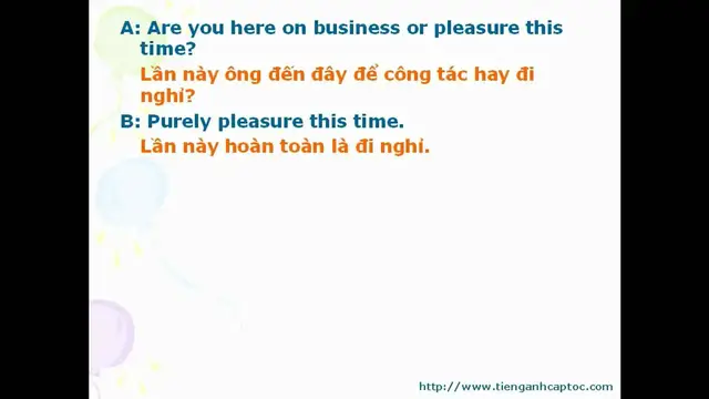 Video thumbnail for English For Tourists Unit 02 Dialogue 004