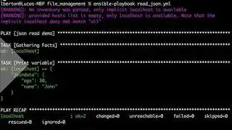 Video thumbnail for Read a JSON file into a variable - Ansible lookup plugin file