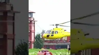 'Video thumbnail for Helicopter Landing at Kathmandu Airport #shorts'