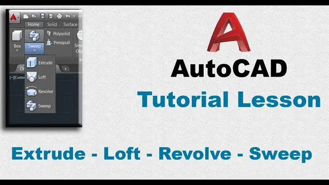 'Video thumbnail for How to Use AutoCad 3D Tools | Auto Cad Tutorial | 3D Cad'