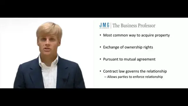 'Video thumbnail for Acquiring Property through Contract'
