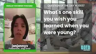 Video thumbnail for jenjennyv wishes she'd continued to play an instrument. Let the music play!