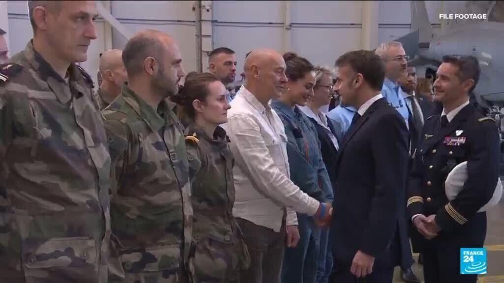 Video thumbnail for France plans 36 billion euro boost to rearmament, nuclear deterrent expansion